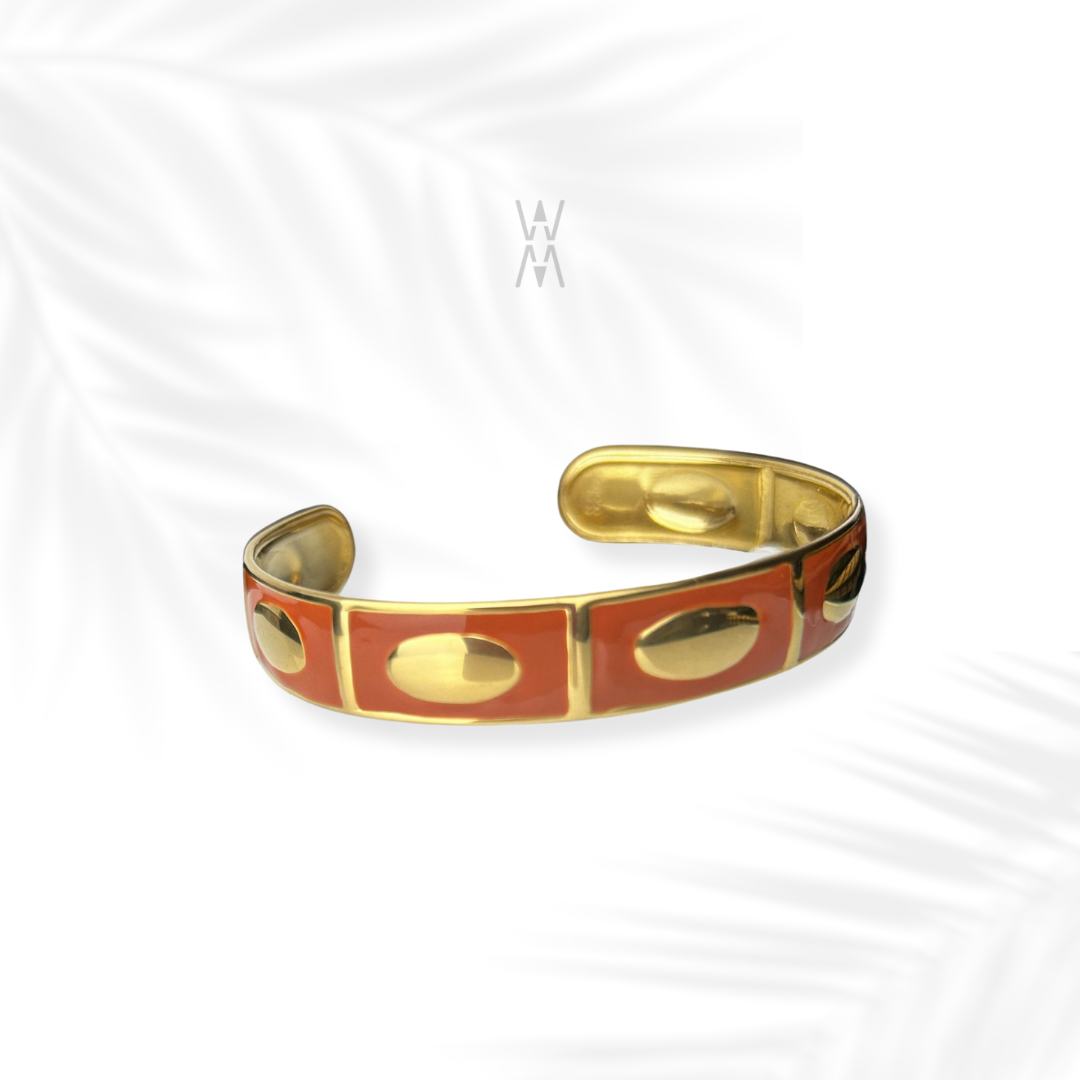 Sanaa | Bracelet jonc ajustable en acier inoxydable