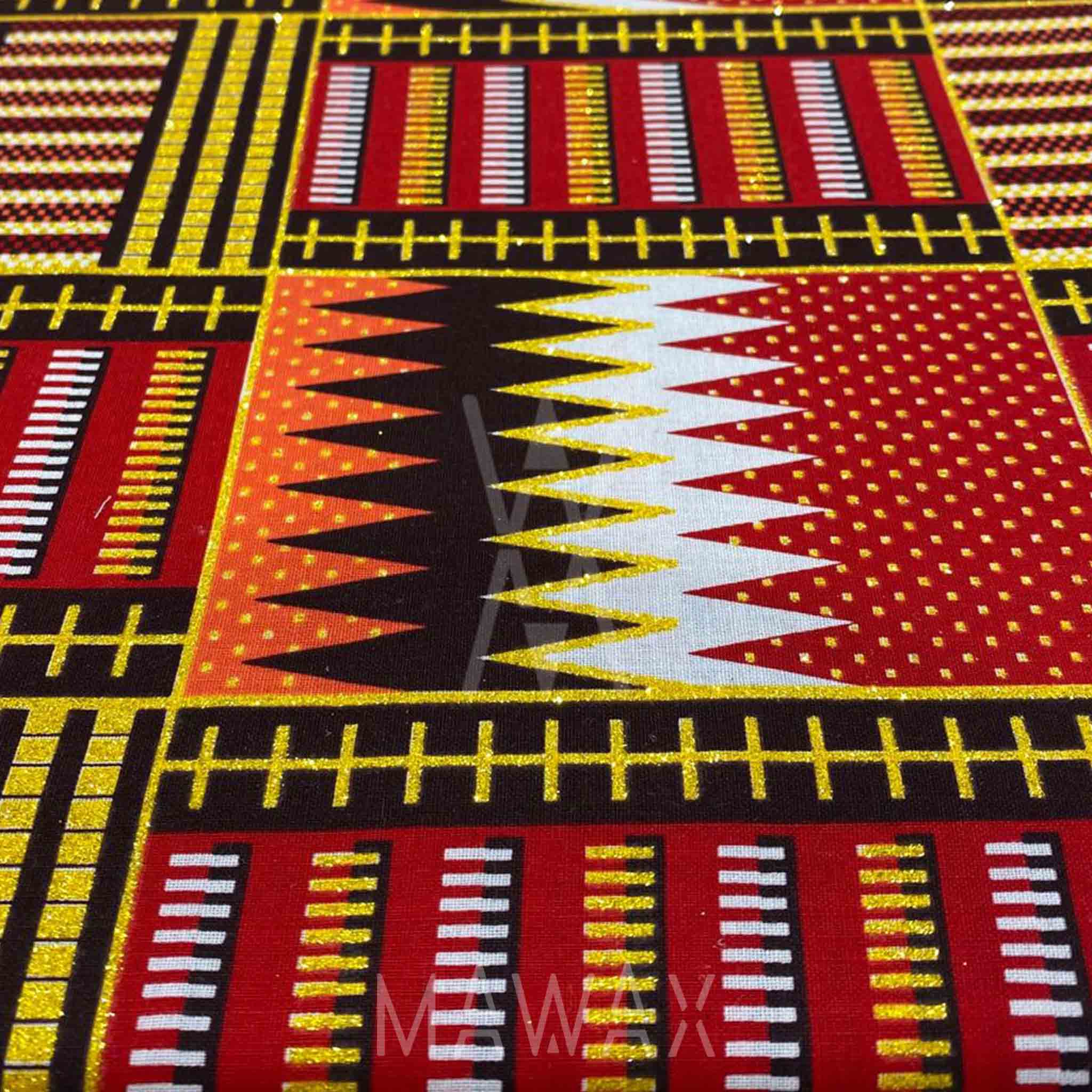 Luanda | Tissus wax pailleté Super Nice